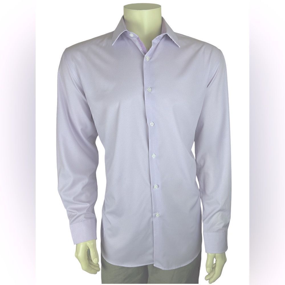 Work Rest Karma L/S Casual Button Down Like New Cond 4-Way Stretch Size 17.5